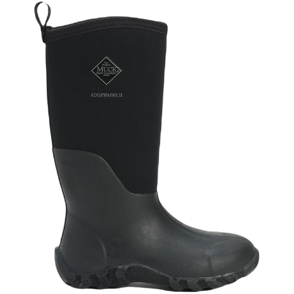 Muck Boots Edgewater II Wellingtons in Black #colour_black