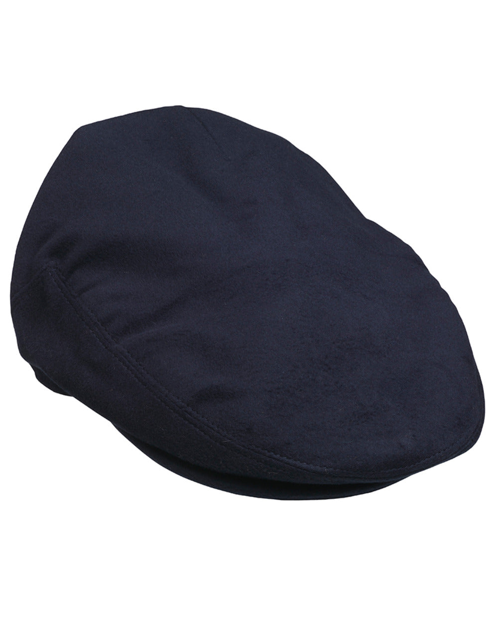 Navy Coloured Laksen Belgravia Flat Cap On A White Background #colour_navy