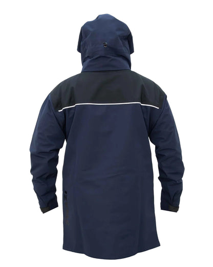 Navy/Black Coloured Swazi Torrent Jacket On A White Background #colour_navy-black