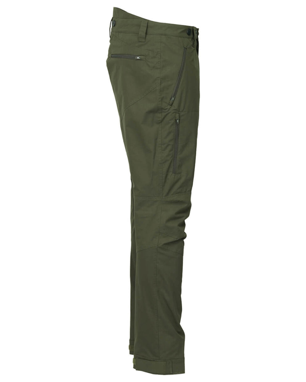 Olive Coloured Laksen Marsh Trousers With CTX On A White Background