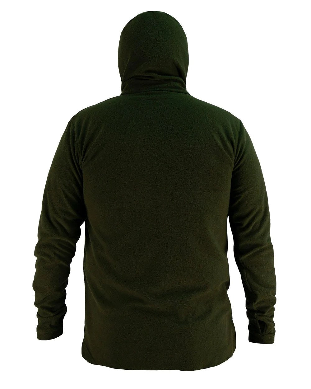 Olive Coloured Swazi Brocco Shirt on white background #colour_olive