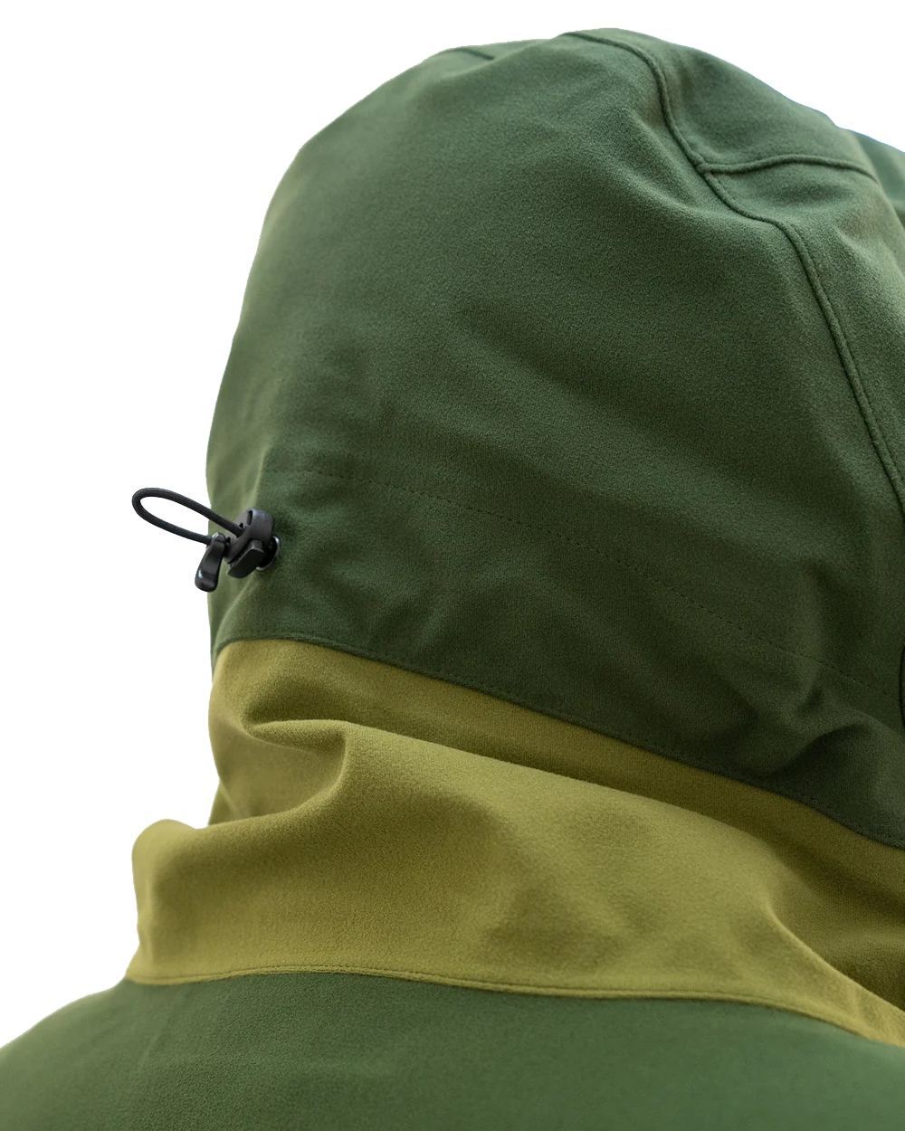 Olive Coloured Swazi Kagoule Jacket On A White Background #colour_olive
