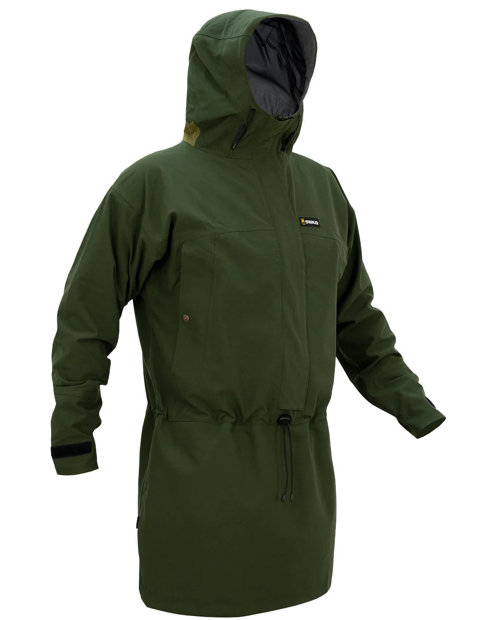 Olive Coloured Swazi Tahr Xp Smock on white background #colour_olive