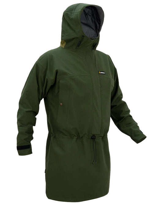 Olive Coloured Swazi Tahr Xp Smock on white background #colour_olive