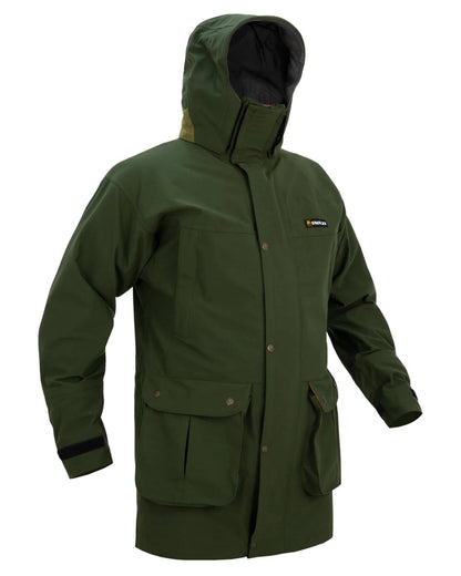 Olive Coloured Swazi Wapiti Xp Jacket On A White Background #colour_olive