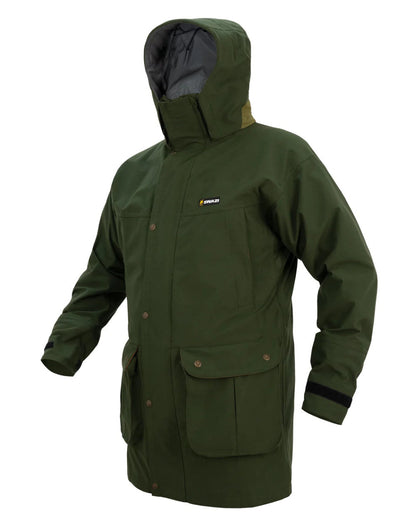 Olive Coloured Swazi Wapiti Xp Jacket On A White Background #colour_olive