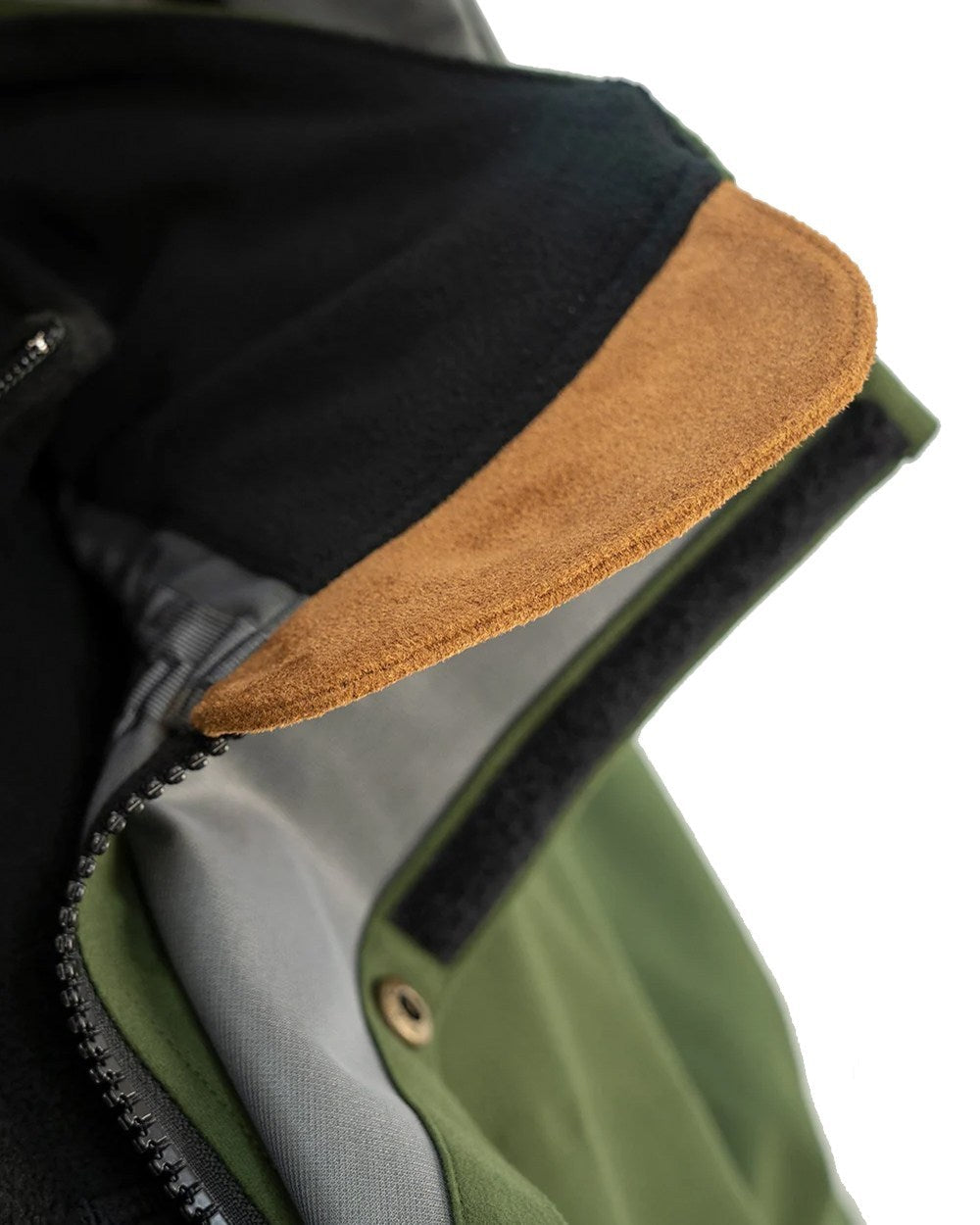 Olive Coloured Swazi Wapiti Xp Jacket On A White Background #colour_olive