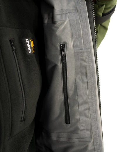 Olive Coloured Swazi Wapiti Xp Jacket On A White Background #colour_olive