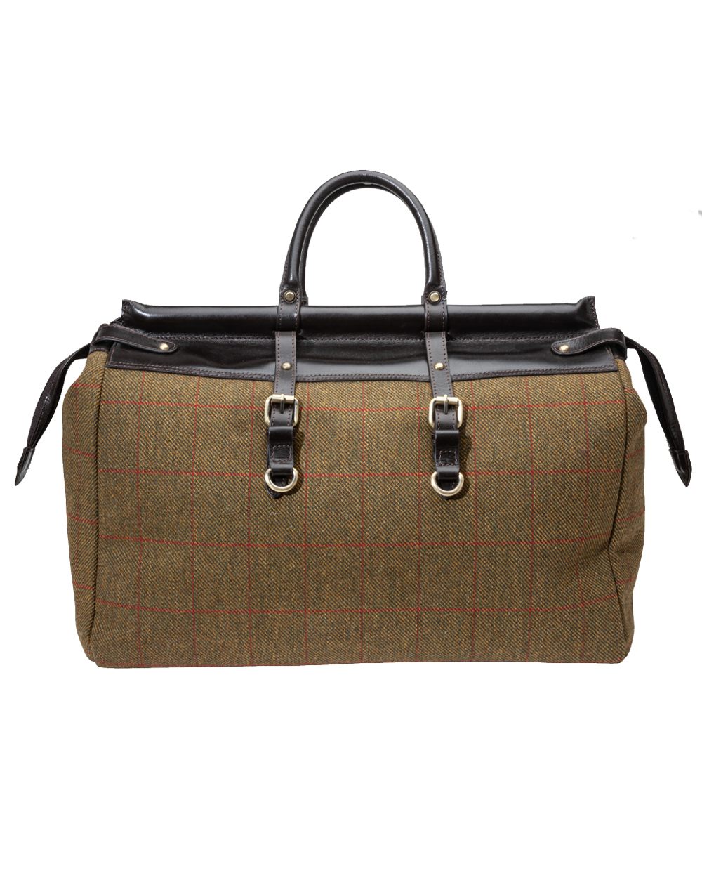 Hambledon Tweed coloured Parker-Hale Weekender bag on white background #colour_hambledon-tweed