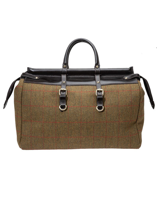 Hambledon Tweed coloured Parker-Hale Weekender bag on white background #colour_hambledon-tweed
