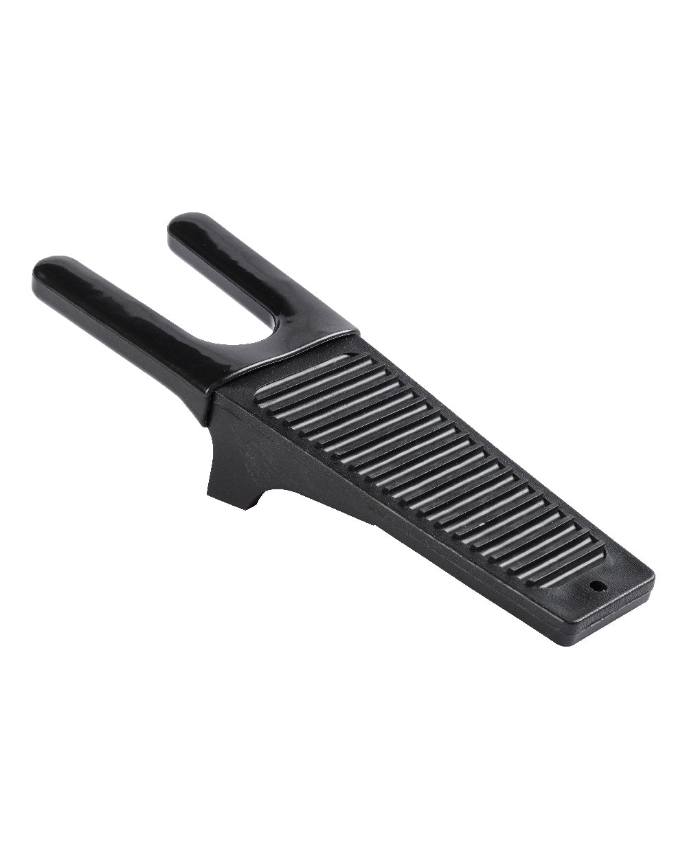 Black coloured Percussion Boot Jack on white background #colour_black