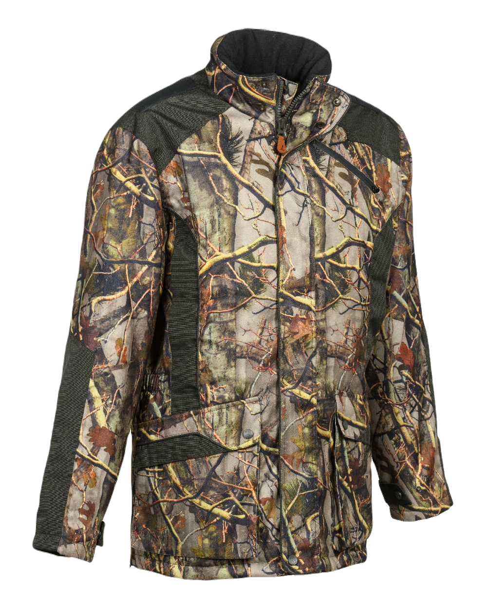 Forest Evo coloured Percussion Brocard Camo Jacket on white background #colour_forest-evo