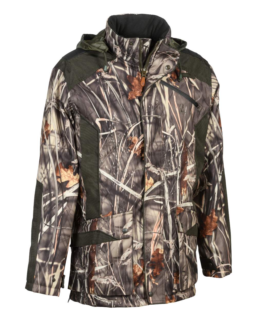 Ghostcamo Wet coloured Percussion Brocard Camo Jacket on white background #colour_ghostcamo-wet