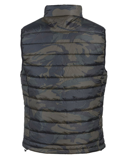 Camo Khaki coloured Percussion Camo Trek Vest on white background #colour_camo-khaki