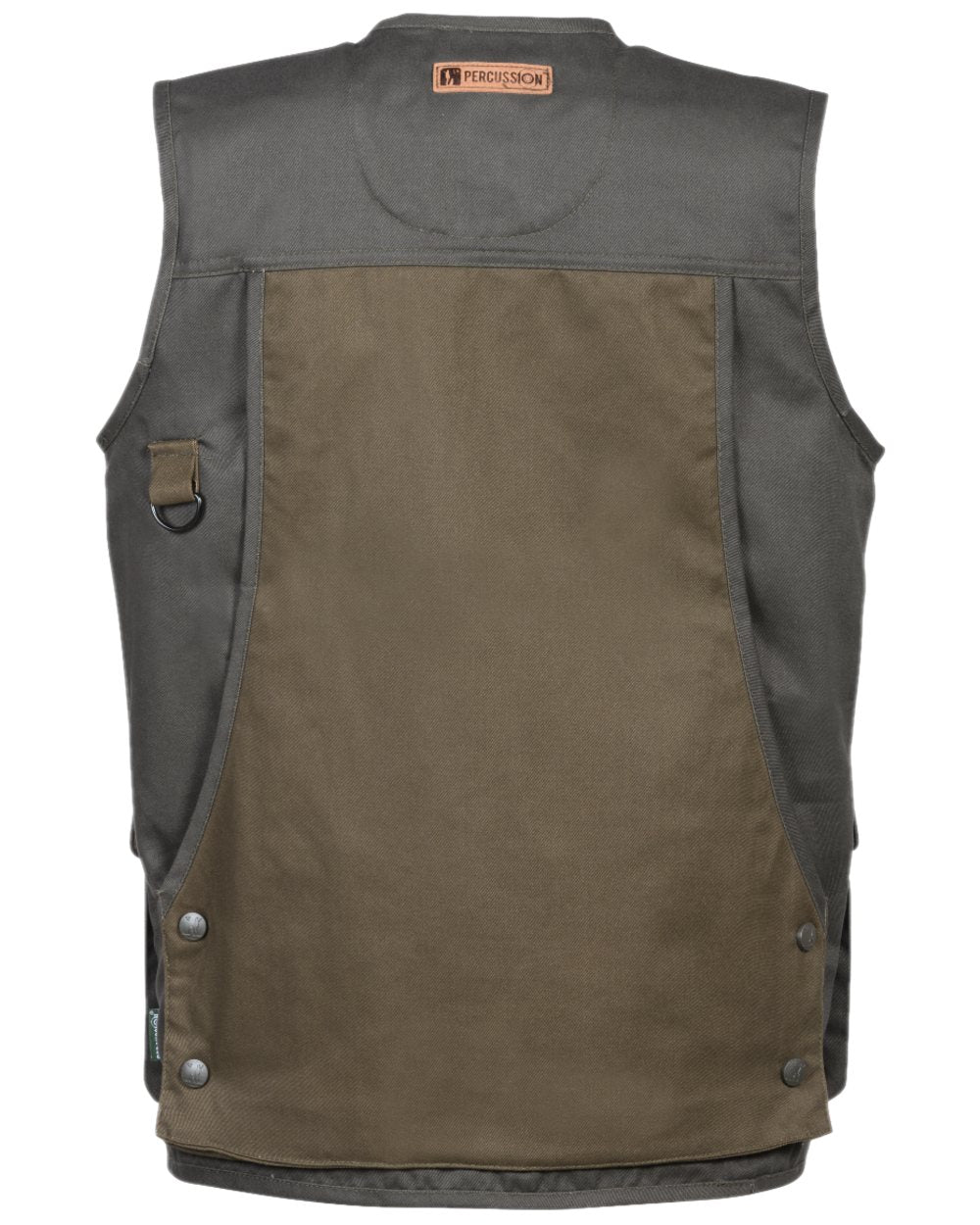 Light Khaki Coloured Percussion Childrens Tradition Hunting Vest on white background #colour_light-khaki