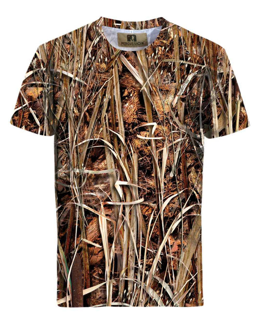 Camo Wet coloured Percussion Ghostcamo T-Shirt on white background #colour_camo-wet