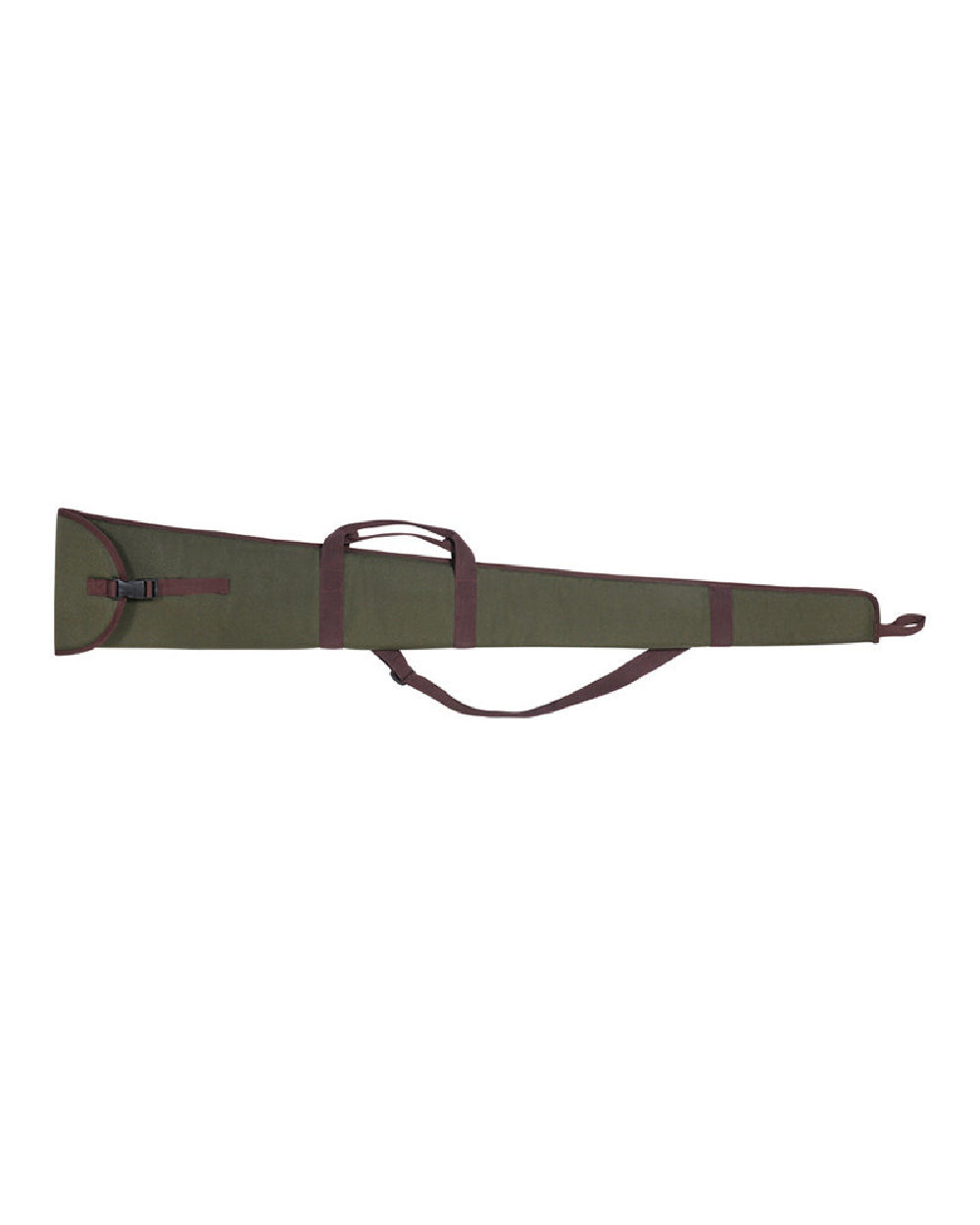 Khaki coloured Percussion Gun Slip with top opening on white background #colour_khaki