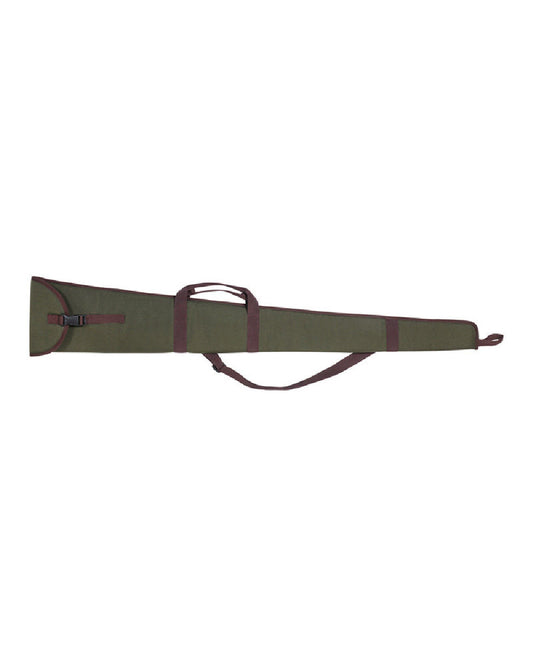 Khaki coloured Percussion Gun Slip with top opening on white background #colour_khaki