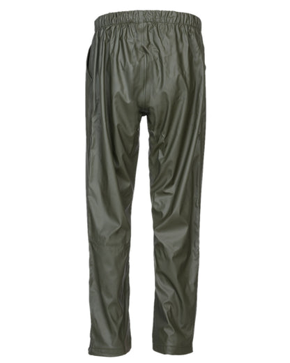 Khaki coloured Percussion Impersoft Waterproof Trousers on white background #colour_khaki
