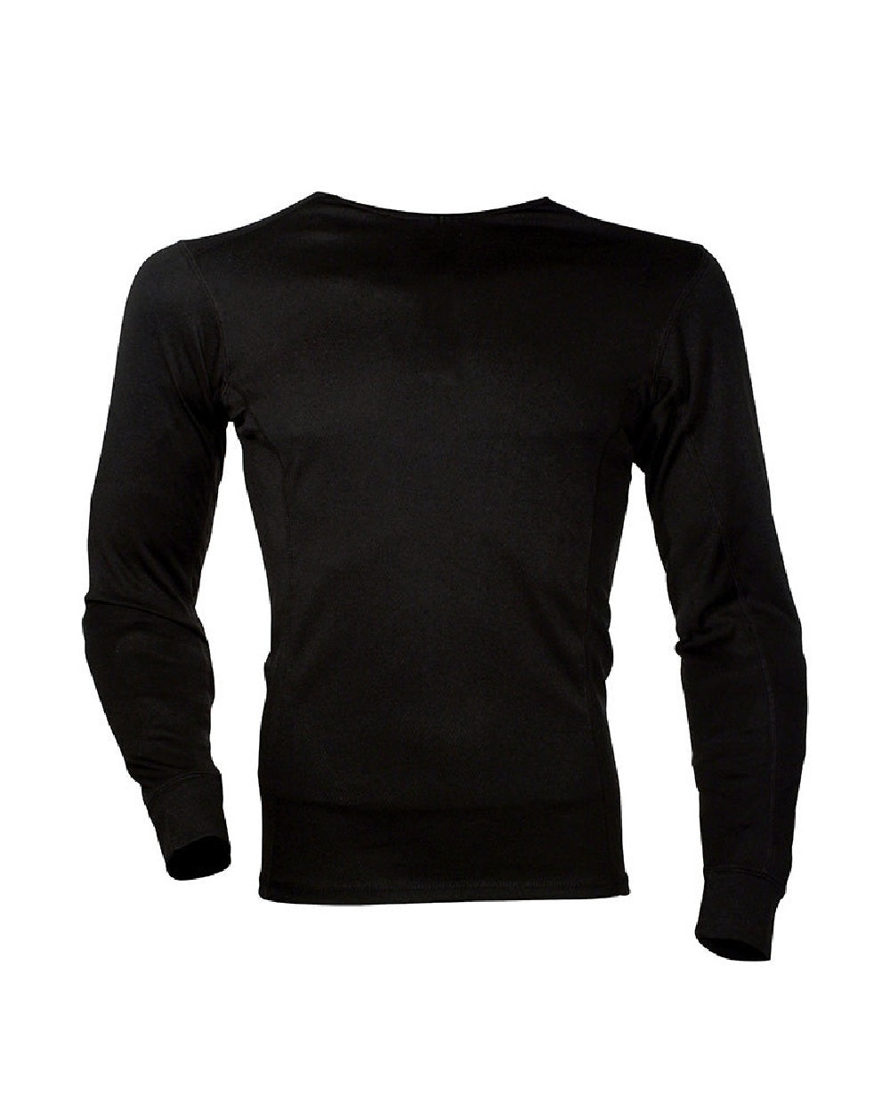 Black coloured Percussion Megadry Sweatshirt on white background #colour_black