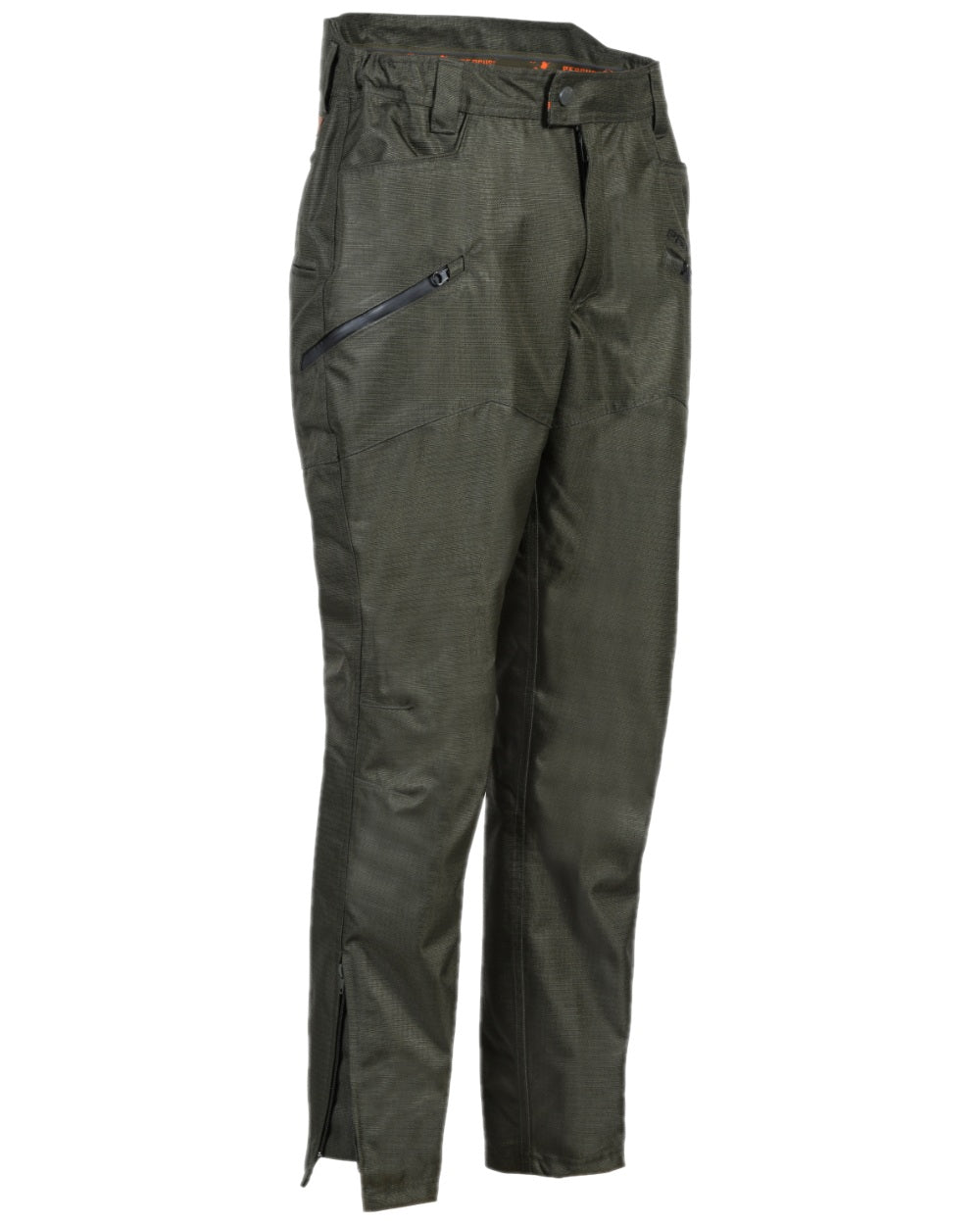 Khaki Coloured Percussion Predator R2 Trousers on white background #colour_khaki
