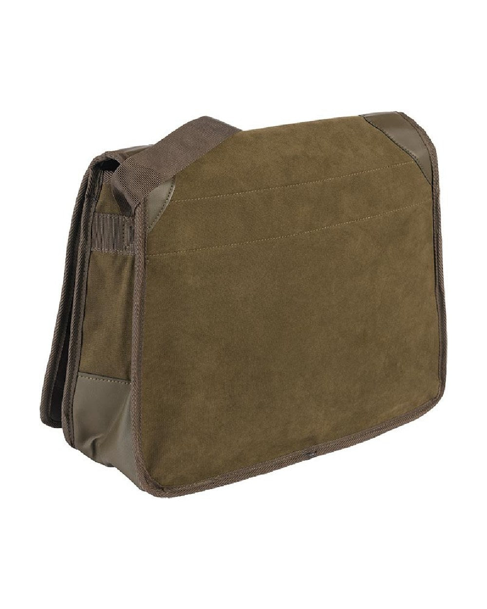 Khaki coloured Percussion Rambouillet Game Bag on white background #colour_khaki