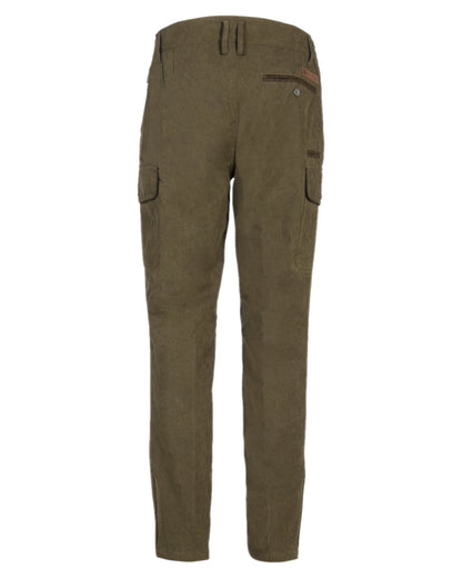 Khaki coloured Percussion Rambouillet Original Waterproof Trousers on white background #colour_khaki