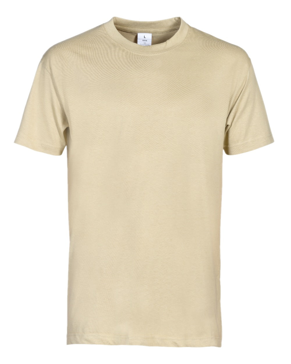 Khaki Beige Camo coloured Percussion T-Shirts Camo Three Pack on white background #colour_khaki-beige-camo