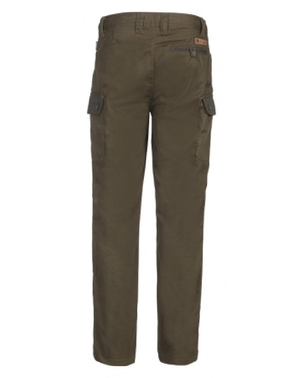 Light Khaki coloured Percussion Tradition Warm Trousers on white background #colour_light-khaki