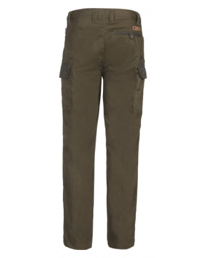 Light Khaki coloured Percussion Tradition Warm Trousers on white background #colour_light-khaki