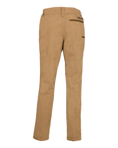Brown coloured Percussion Womens Rambouillet Original Waterproof Trousers on white background #colour_brown