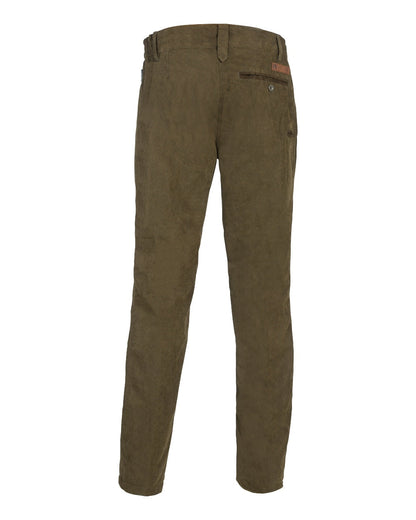 Khaki coloured Percussion Womens Rambouillet Original Waterproof Trousers on white background #colour_khaki