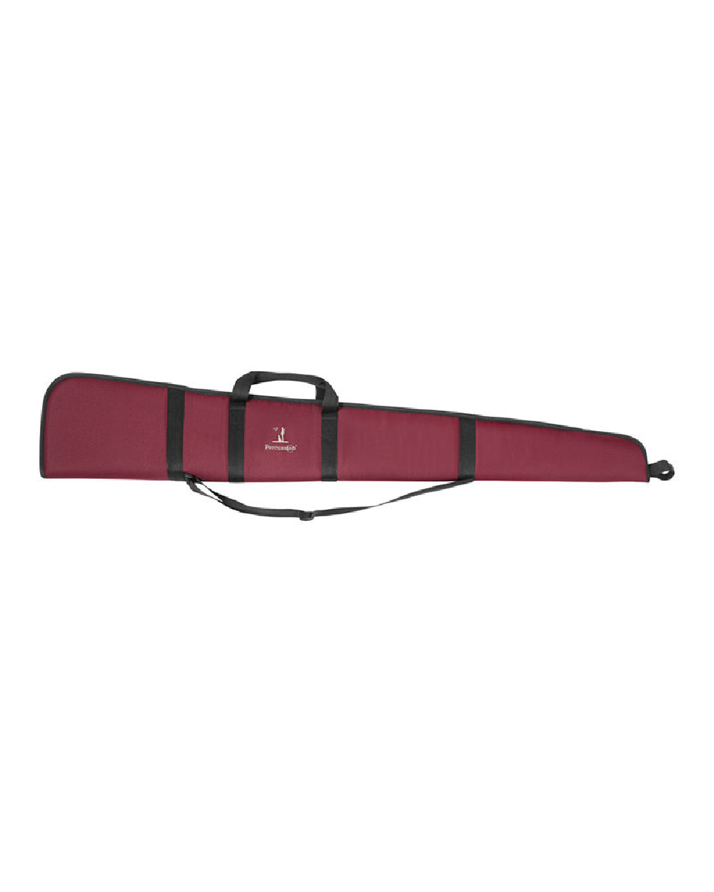 Red coloured Percussion Clay Shooting Shotgun Slip on white background #colour_red