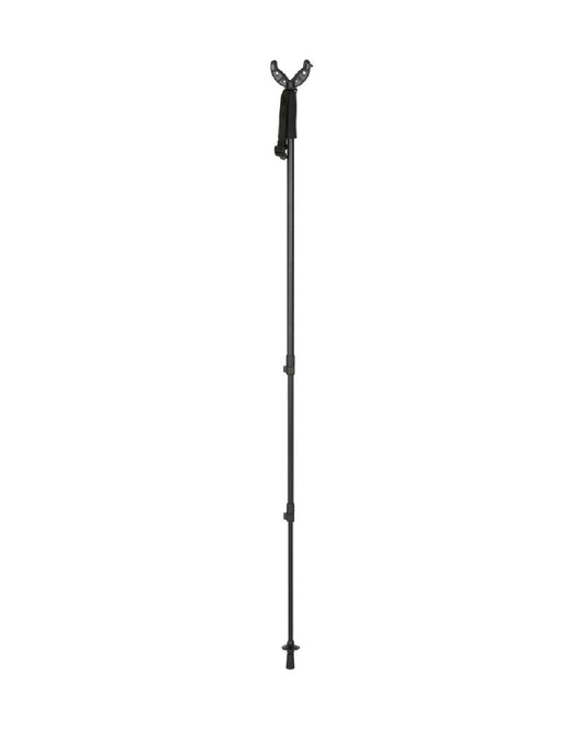Black coloured Percussion Monopod Rifle Rest on white background #colour_black
