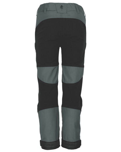 Storm Blue coloured Pinewood Childrens Caribou TC Trousers on white background #colour_storm-blue