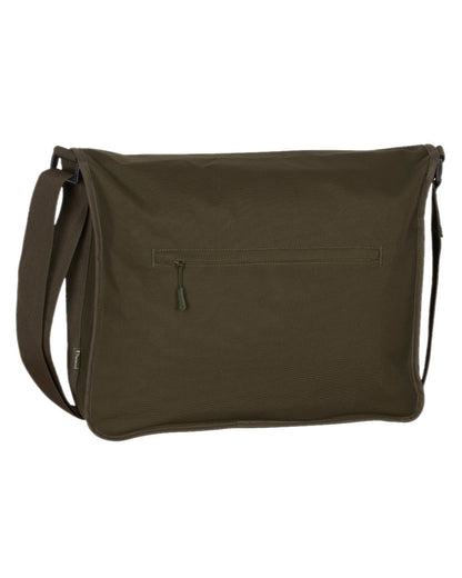 Moss Green Coloured Pinewood Dog Sports Shoulder Bag on white background #colour_moss-green