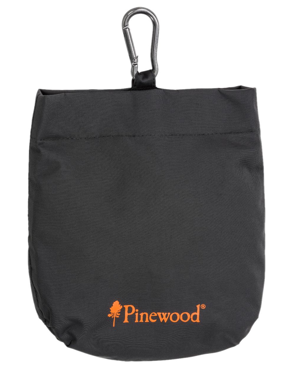 Black Coloured Pinewood Dog Sports Treat Bag on white background #colour_black