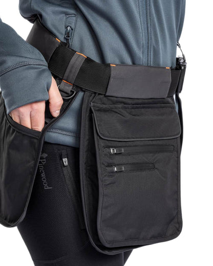 Black Dark Anthracite Coloured Pinewood Dog Sports Utility Belt on white background #colour_black-dark-anthracite