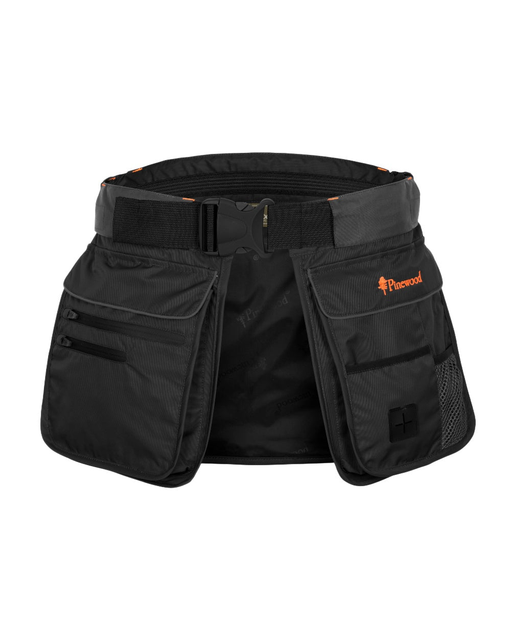 Black Dark Anthracite Coloured Pinewood Dog Sports Utility Belt on white background #colour_black-dark-anthracite