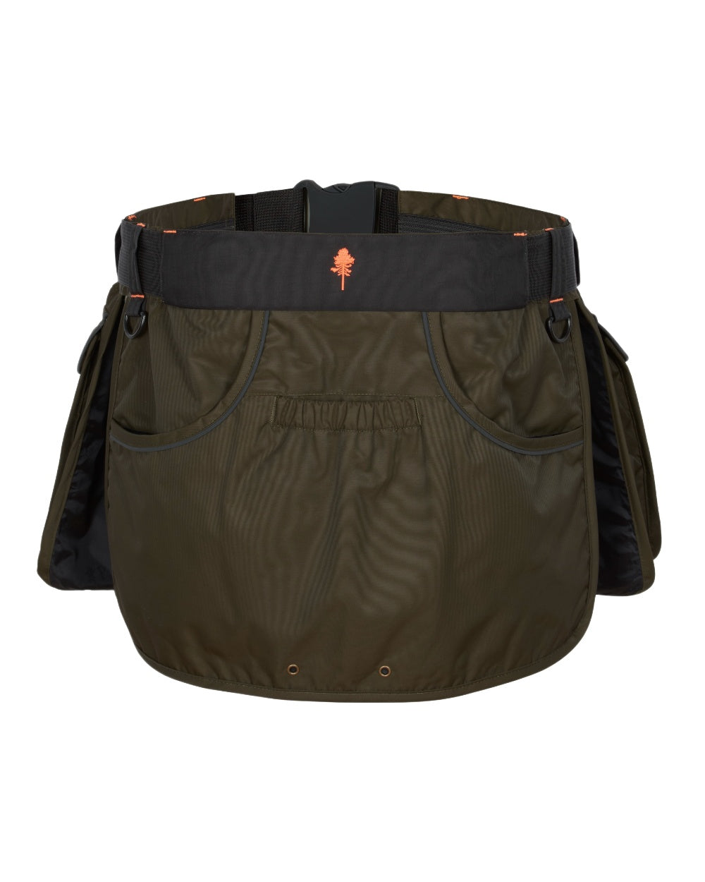 Mossgreen Black Coloured Pinewood Dog Sports Utility Belt on white background #colour_mossgreen-black