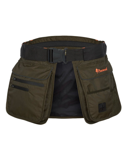 Mossgreen Black Coloured Pinewood Dog Sports Utility Belt on white background #colour_mossgreen-black