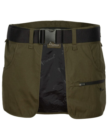 Moss Green Coloured Pinewood Dog Sports Waist Belt on white background #colour_moss-green
