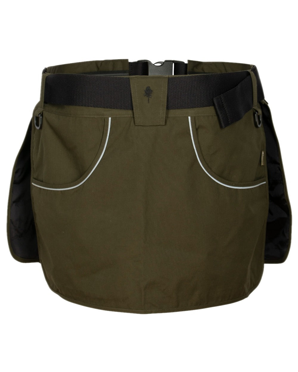 Moss Green Coloured Pinewood Dog Sports Waist Belt on white background #colour_moss-green