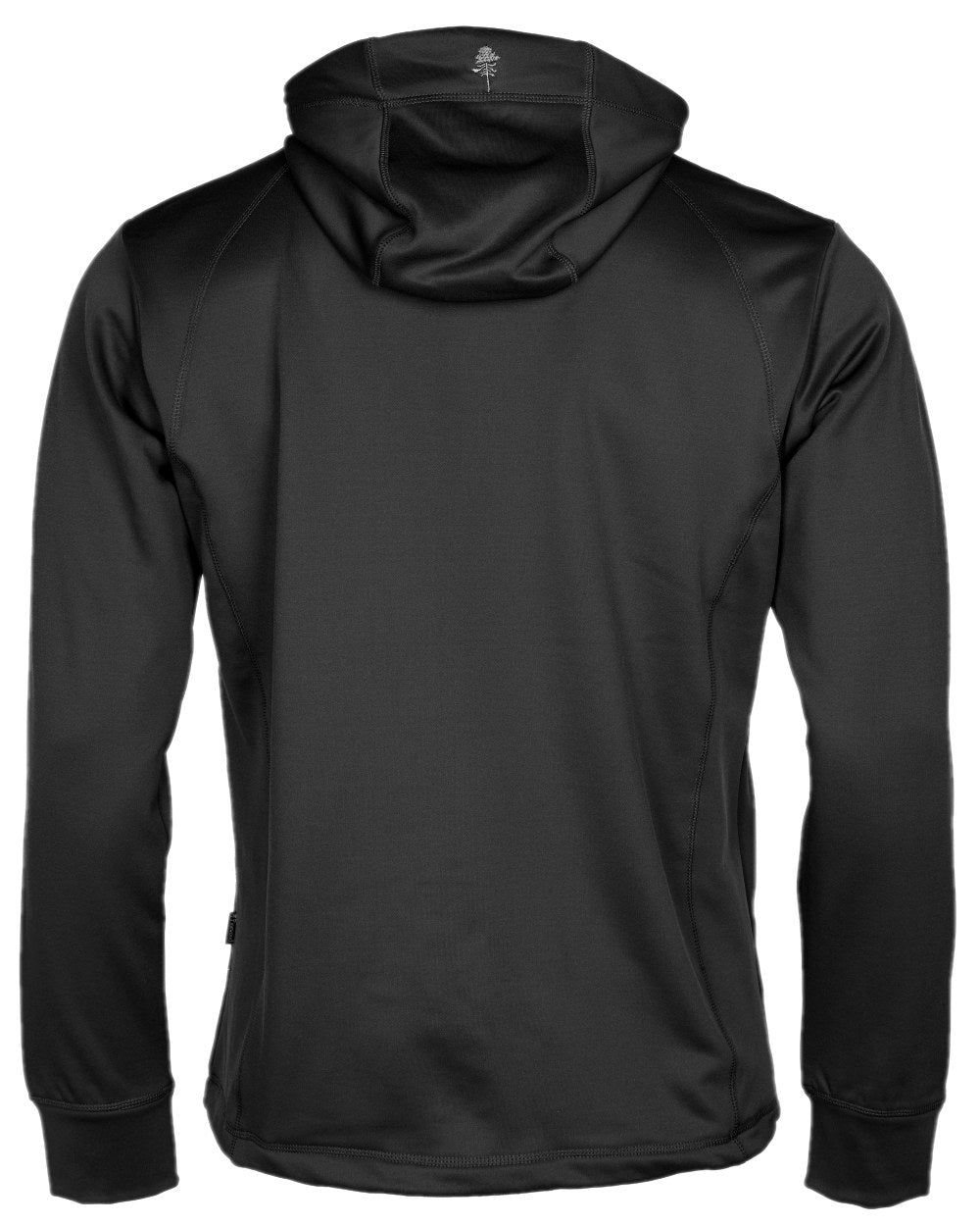 Black Coloured Pinewood Finnveden Hoodie on white background #colour_black