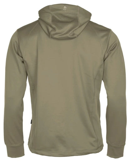Mid Khaki coloured Pinewood Finnveden Hoodie on white background #colour_mid-khaki
