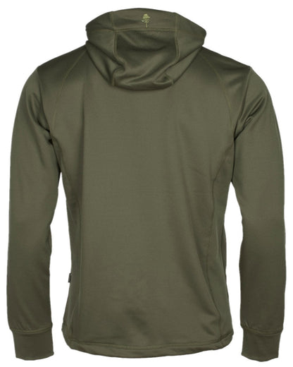 Olive Coloured Pinewood Finnveden Hoodie on white background #colour_olive