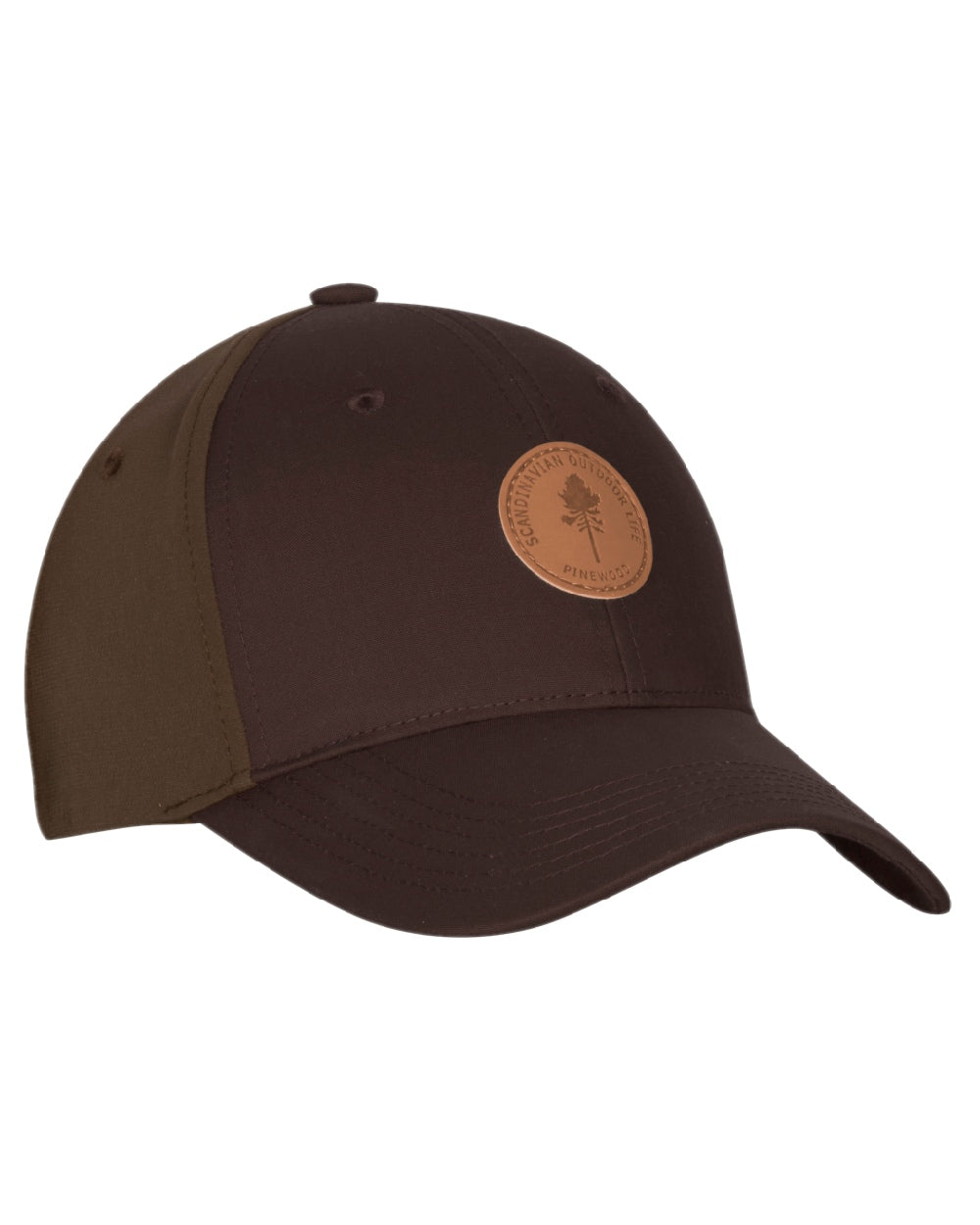 Dark Brown Coloured Pinewood Finnveden Hybrid Cap on white background #colour_dark-brown
