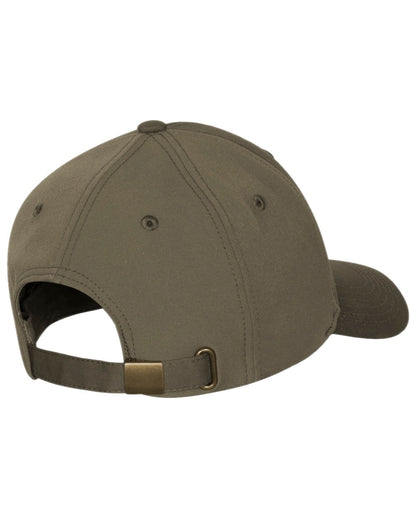 Dark Olive Hunting Olive Coloured Pinewood Finnveden Hybrid Cap on White background #colour_dark-olive-hunting-olive