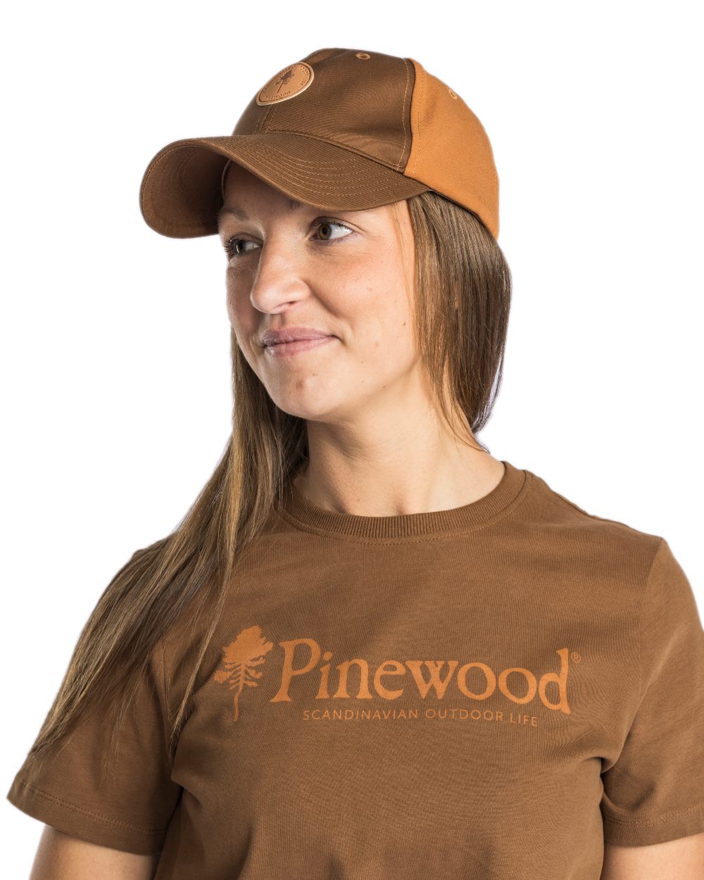 Nougat Coloured Pinewood Finnveden Hybrid Cap on white background #colour_nougat