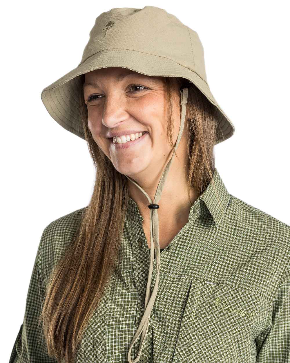 Light Khaki Coloured Pinewood Insectsafe Hat on white background #colour_light-khaki